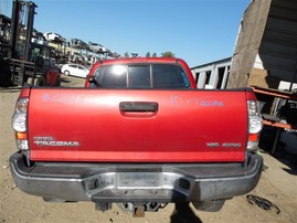 2010 Toyota Tacoma Burgundy Crew Cab 4.0L MT 4WD #Z22109